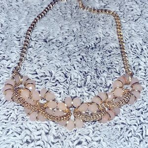 Beautiful gold and pink necklace